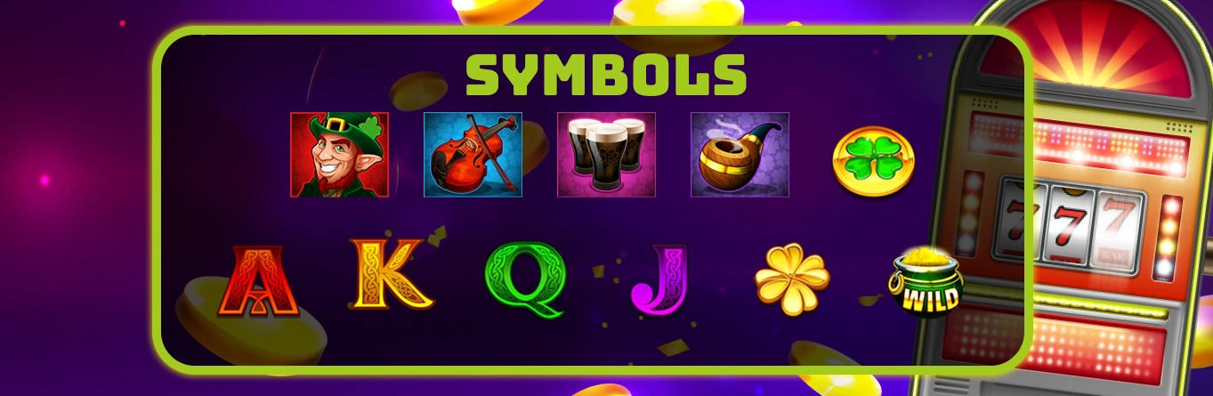 Lucky Leprechaun Slot Symbols.