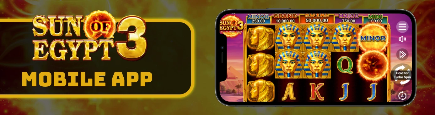 Sun of Egypt 3 Mobile App.